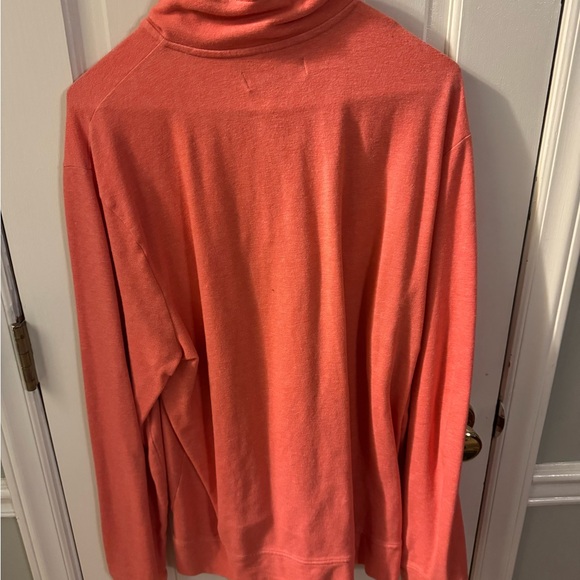 Crown & Ivy Men's Coral Zip-Up Sweater - Picture 2 of 3
